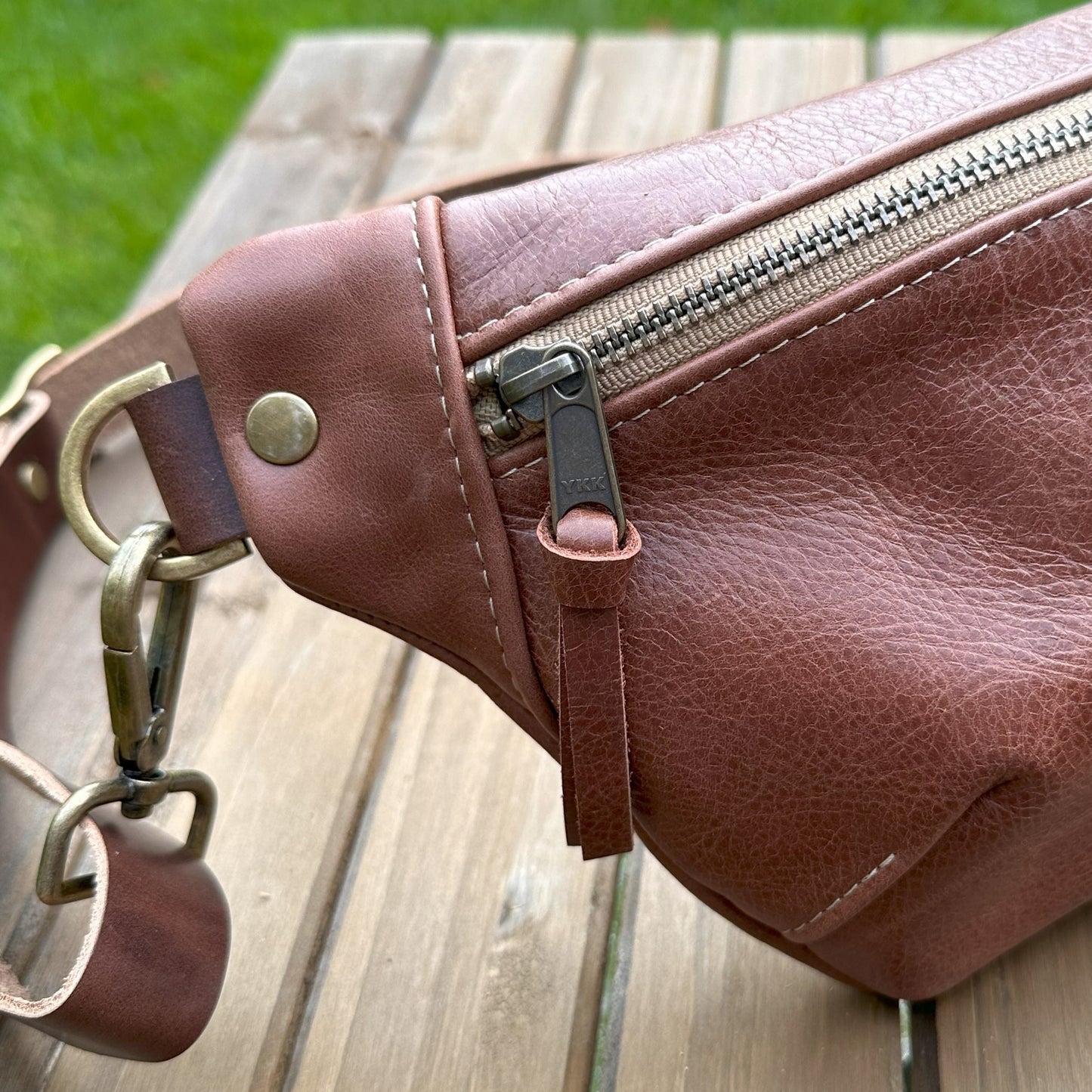 Leather Spinnaker Sling Bag