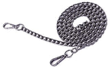 Beautifully polished Nickel Chain, high quality, chains have a luxurious feel and heft and just the right classic element to my designs. These chains comes in two lengths, 47.2 inch and the 55 inch.