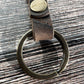 Dark Brown Antique Brass Japanese Hook Nippon Keychain SquiresCanvasCreations